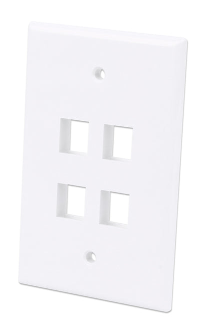 4-Outlet Oversized Keystone Wall Plate Image 1