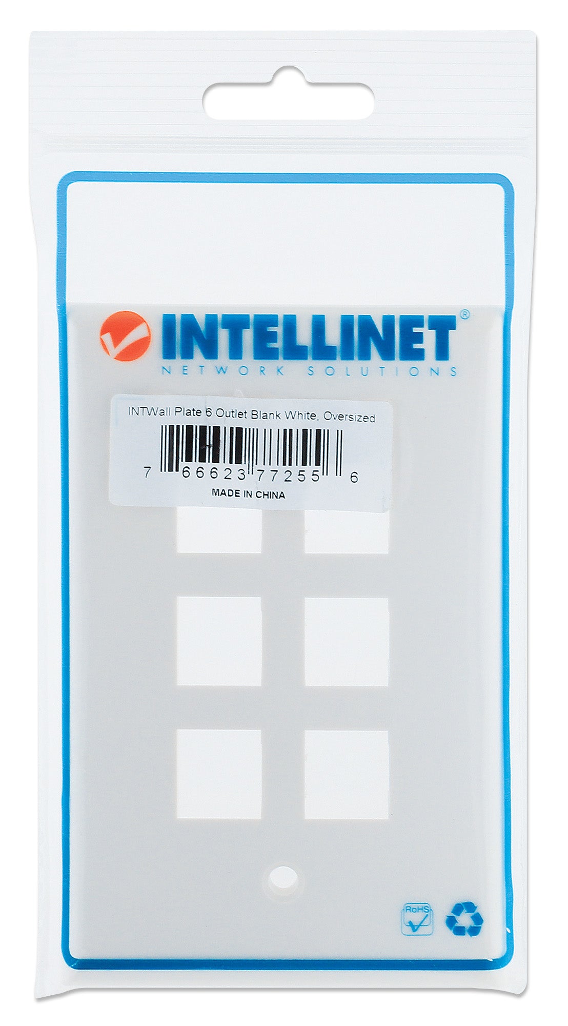 6-Outlet Oversized Keystone Wall Plate Packaging Image 2