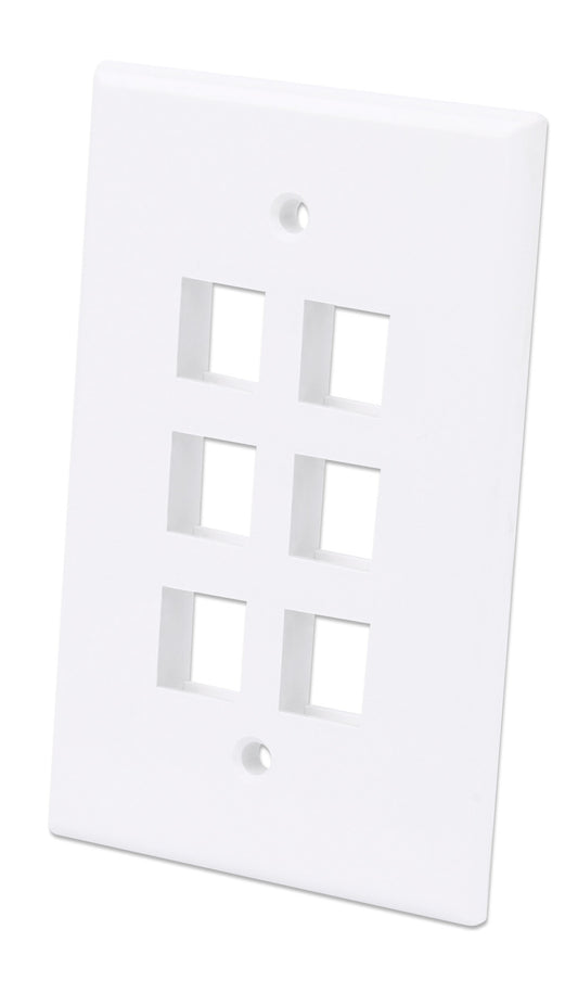 6-Outlet Oversized Keystone Wall Plate Image 1