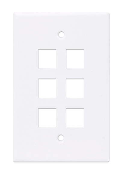 6-Outlet Oversized Keystone Wall Plate Image 4