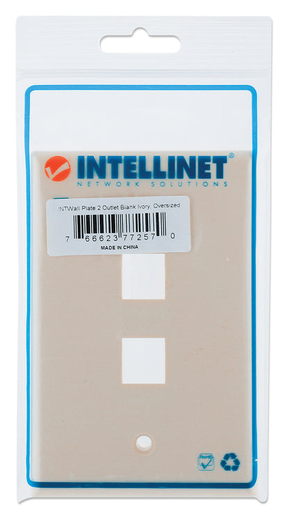 2-Outlet Oversized Keystone Wall Plate Packaging Image 2