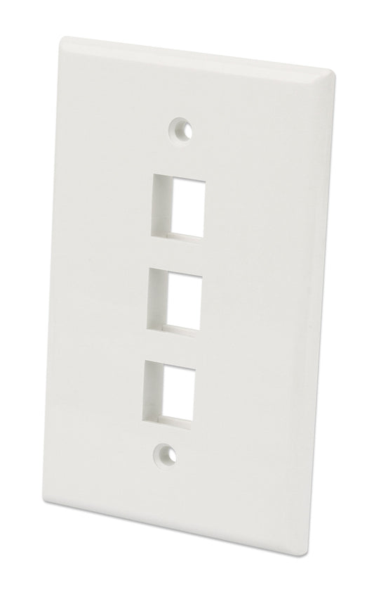 3-Outlet Oversized Keystone Wall Plate Image 1