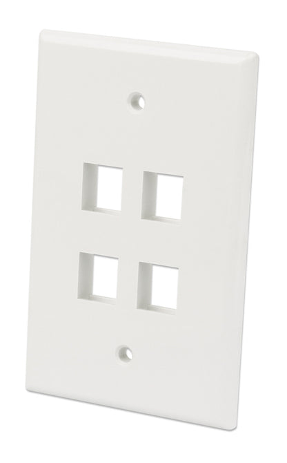 4-Outlet Oversized Keystone Wall Plate Image 1