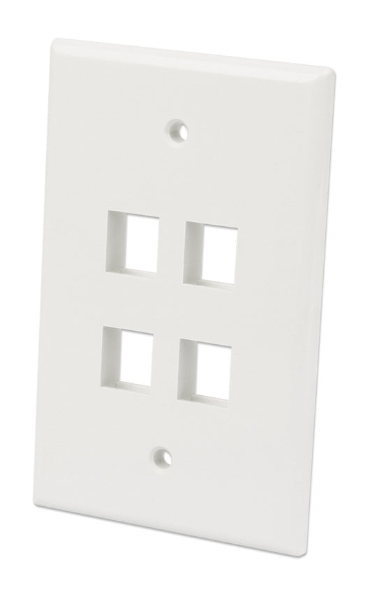4-Outlet Oversized Keystone Wall Plate Image 1