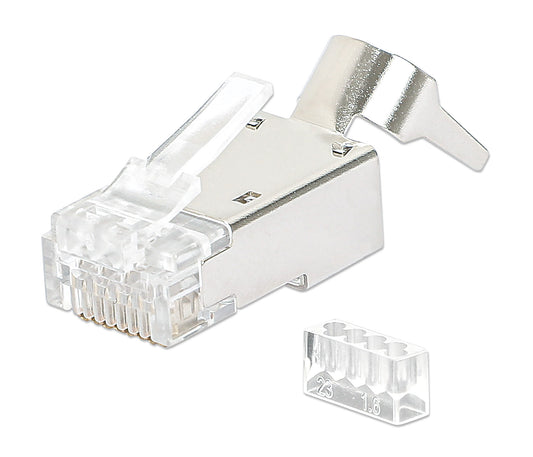 50-Pack Cat6A RJ45 Modular Plugs Pro Line Image 1