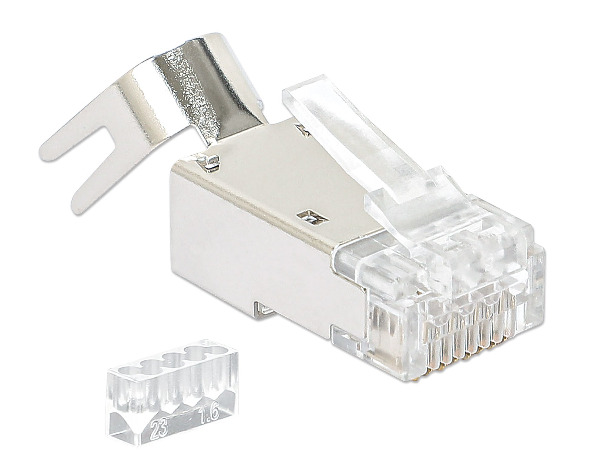 50-Pack Cat6A RJ45 Modular Plugs Pro Line Image 3