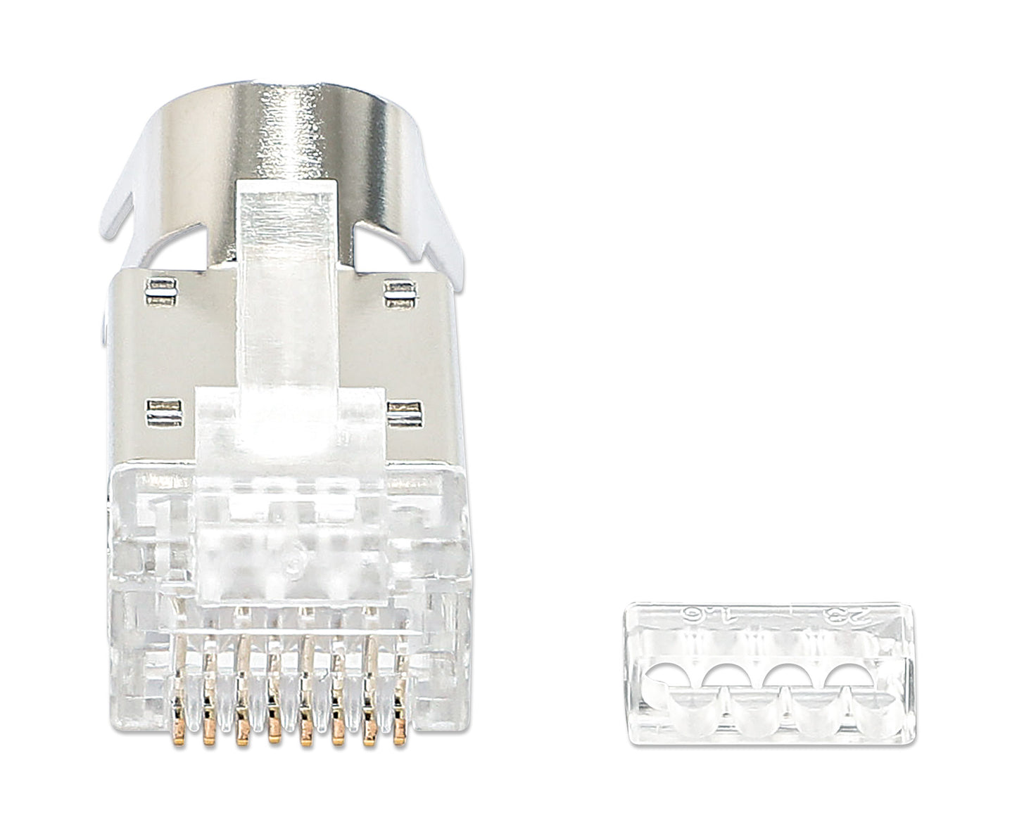 50-Pack Cat6A RJ45 Modular Plugs Pro Line Image 4
