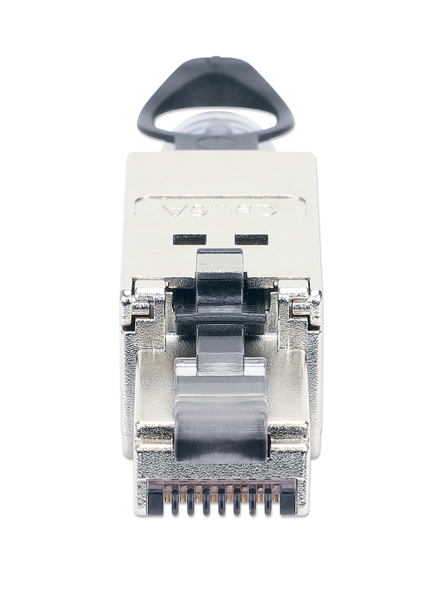 Cat6a 10G Shielded Toolless RJ45 Modular Field Termination Plug with Pull-ring Release Image 3