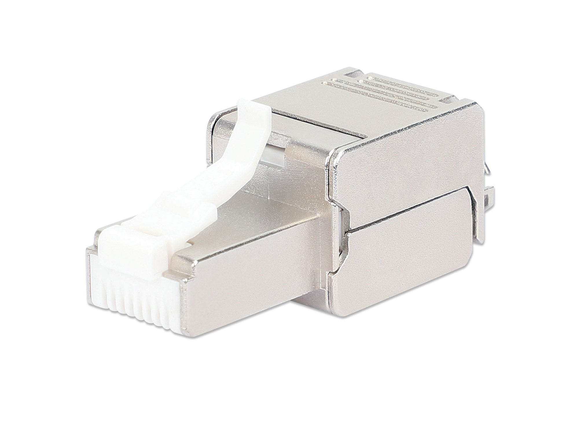 Cat6a 10G Shielded Toolless RJ45 Modular Field Termination Plug Image 1