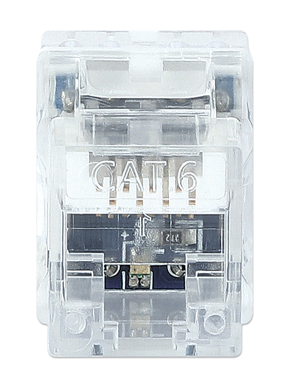 Port Identifier Cat6 Punch-Down Keystone Jack with LED, Transparent, 25-Pack Image 3