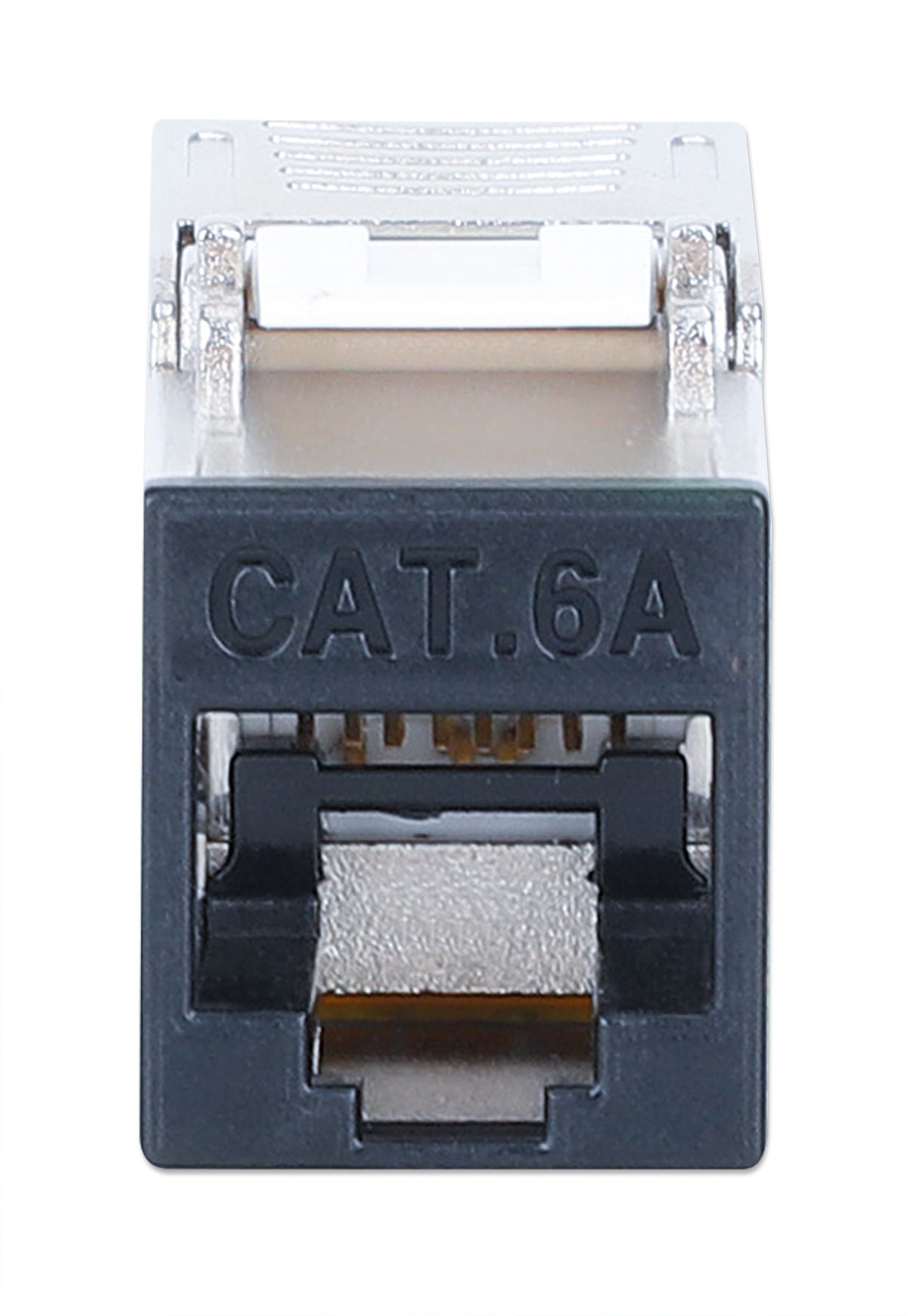 Cat6a 10G Shielded Toolless Slim Keystone Jack, Black Image 3