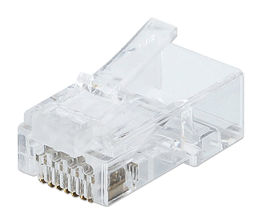 100-Pack FastCrimp Cat6a 10G RJ45 Modular Plugs Image 1