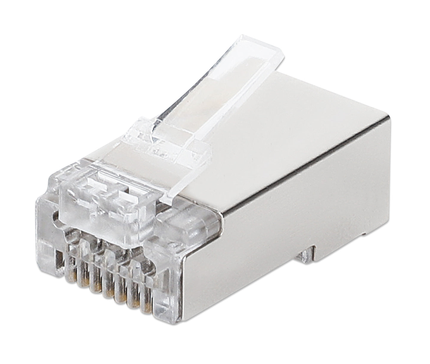100-Pack FastCrimp Cat6a 10G Shielded RJ45 Modular Plugs Image 1