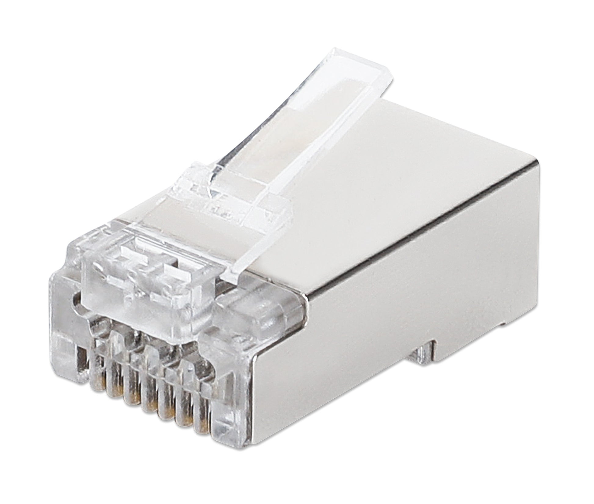 100-Pack FastCrimp Cat6a 10G Shielded RJ45 Modular Plugs Image 1