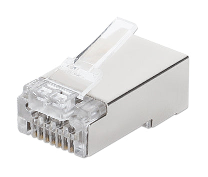 100-Pack FastCrimp Cat6a 10G Shielded RJ45 Modular Plugs Image 1