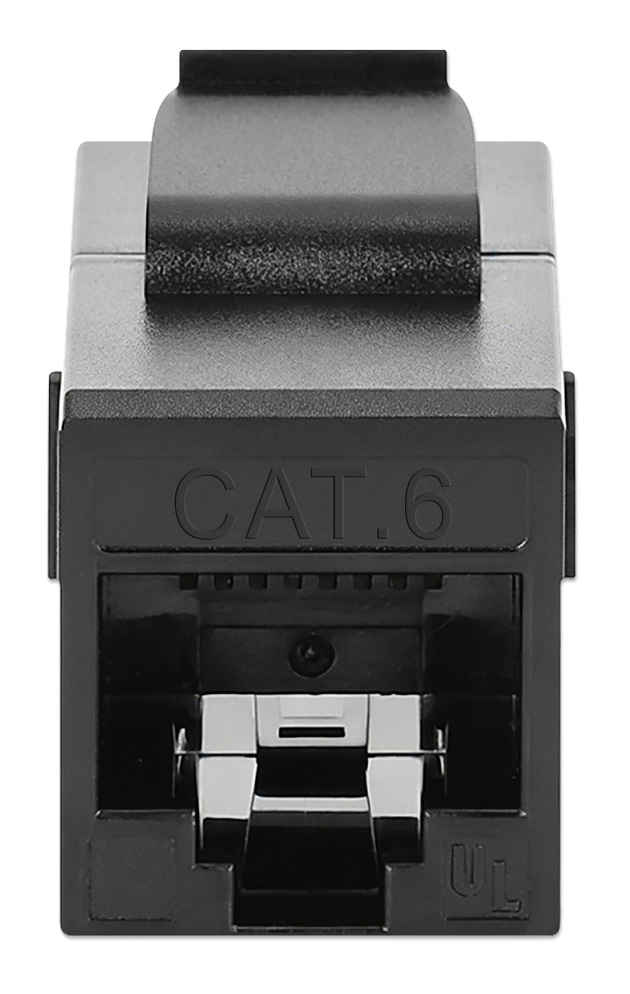 Cat6 RJ45 Keystone Inline Coupler, Black Image 3