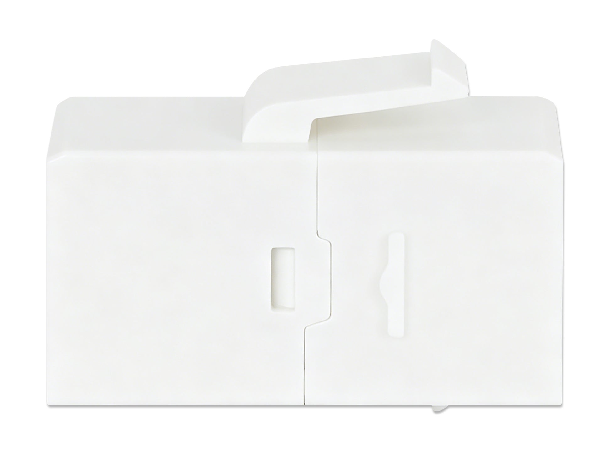 Cat6a 10G RJ45 Keystone Inline Coupler, White Image 4