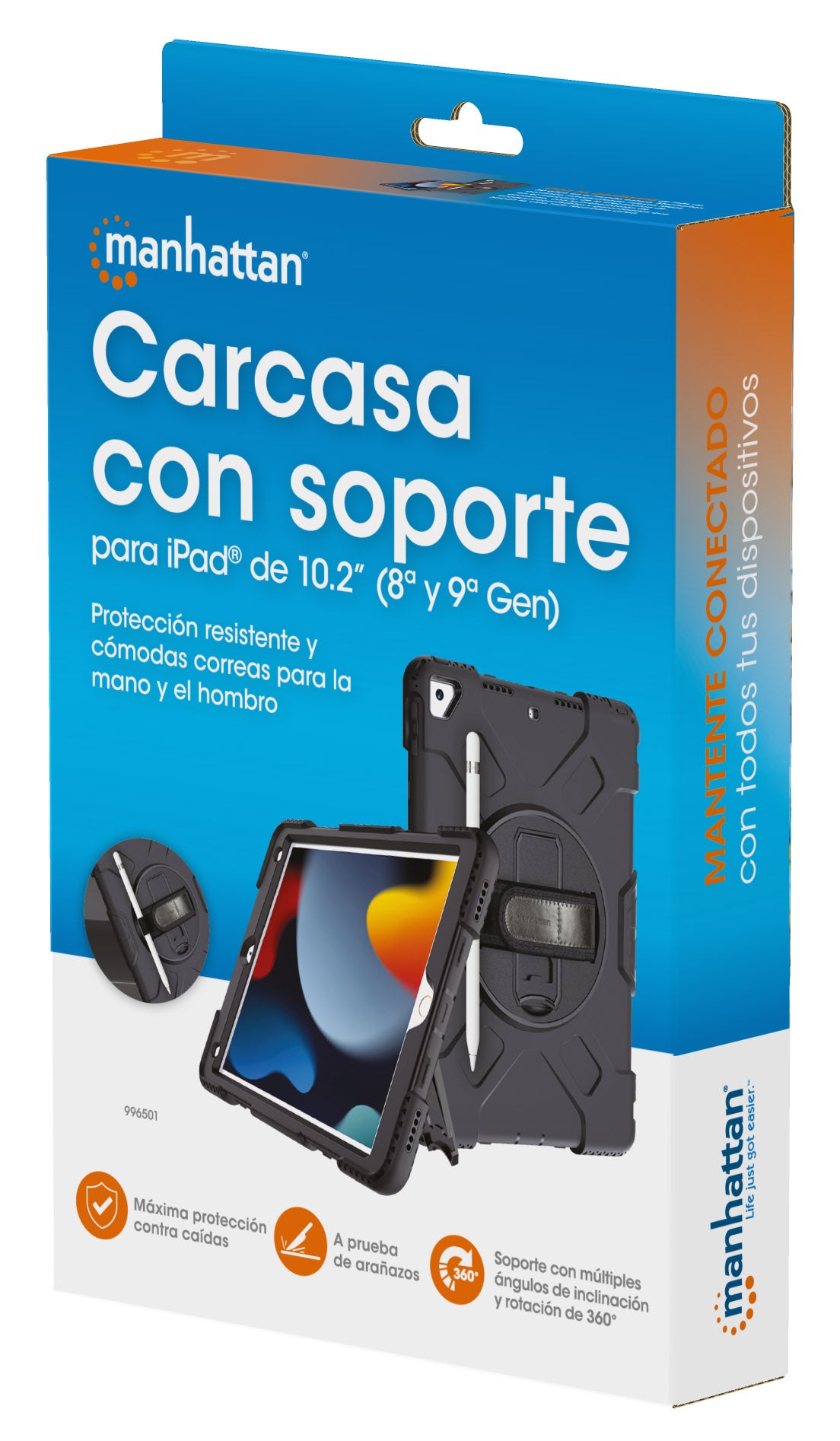 Kickstand Hard Shell Case for iPad® 10.2" (8th & 9th Gen) Packaging Image 2