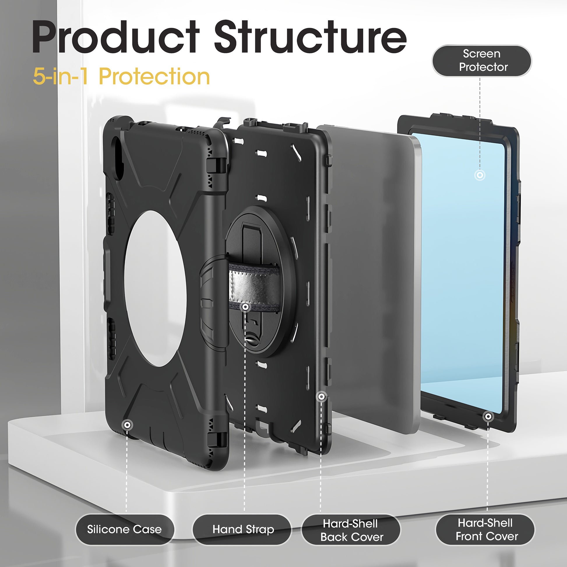 Kickstand Hard Shell Case for iPad® 10.9" (10th Gen) Image 14
