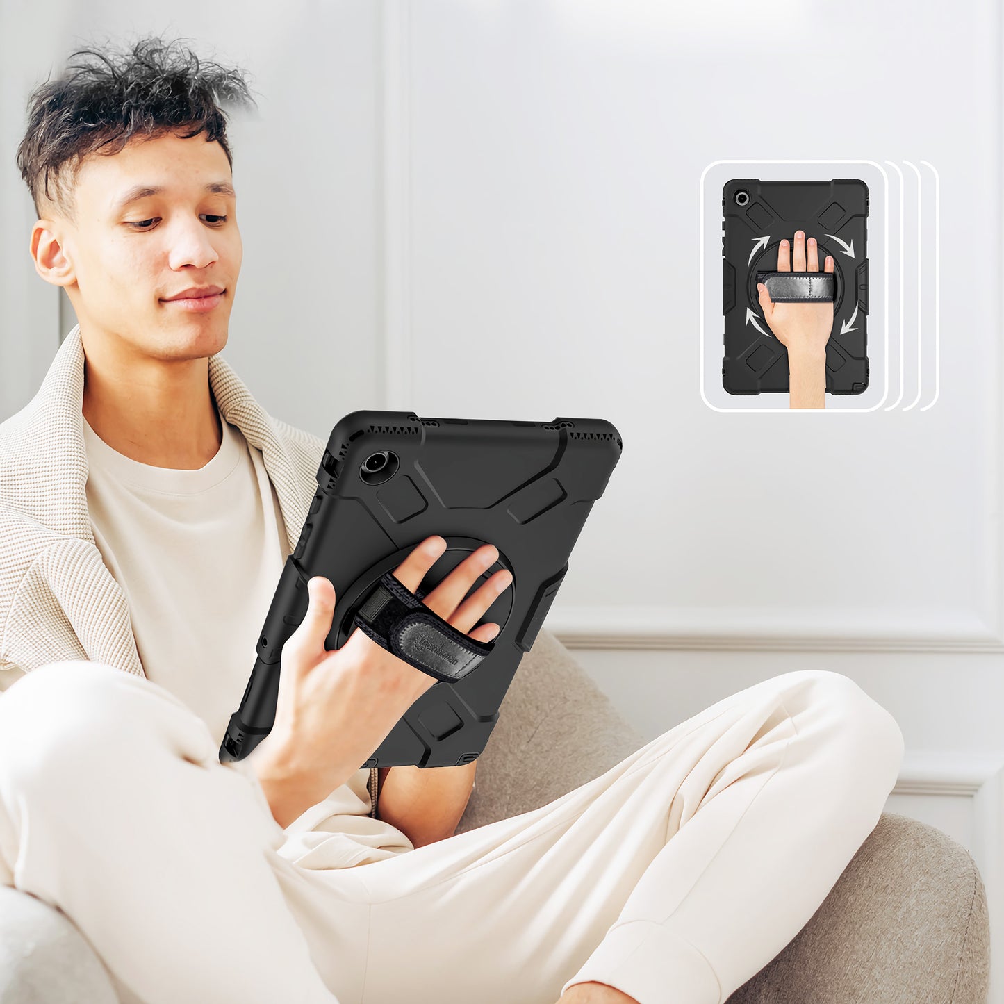 Kickstand Hard Shell Case for Samsung Galaxy Tab® A9+ (11") Image 8