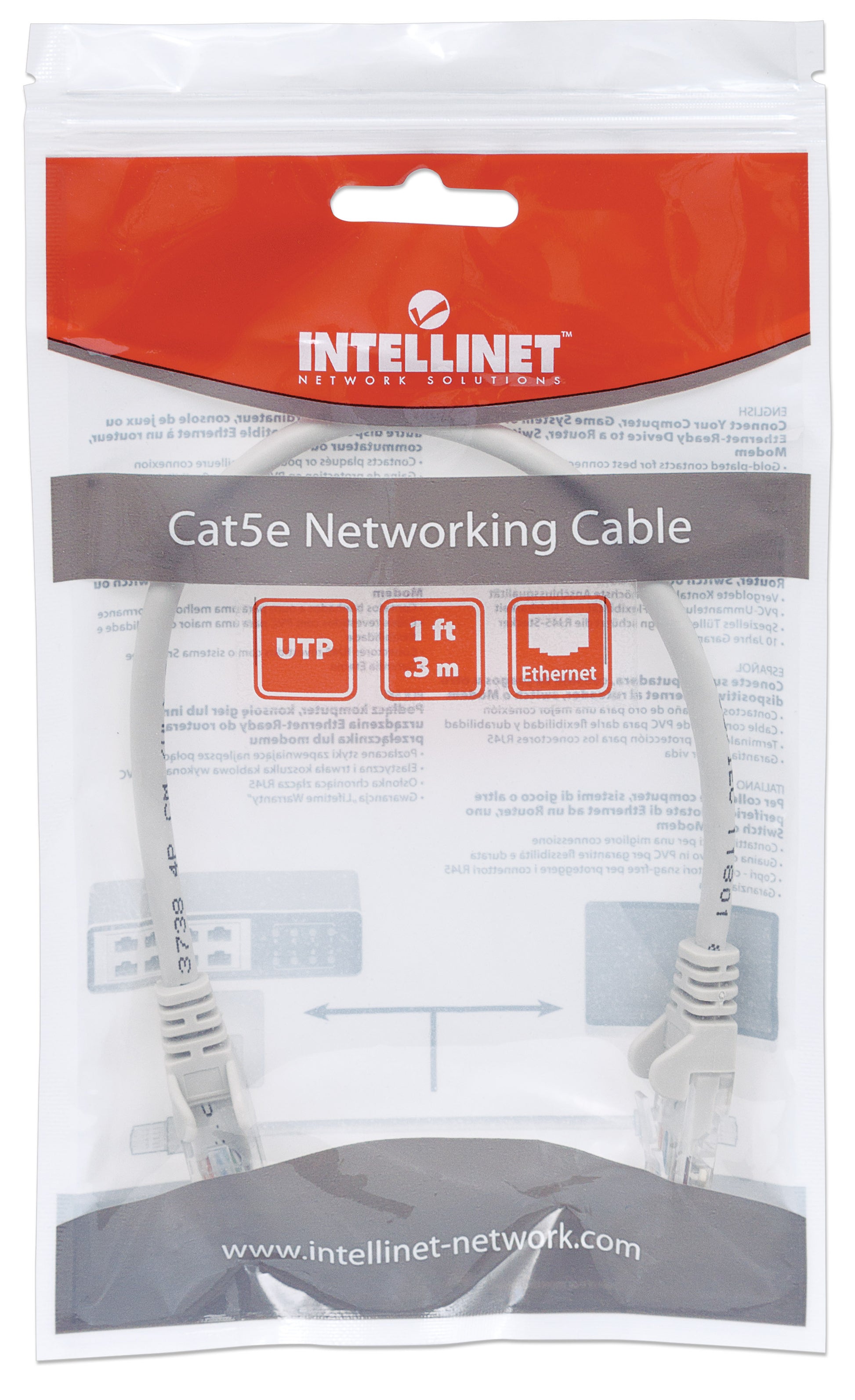 Network Cable, Cat5e, UTP Packaging Image 2